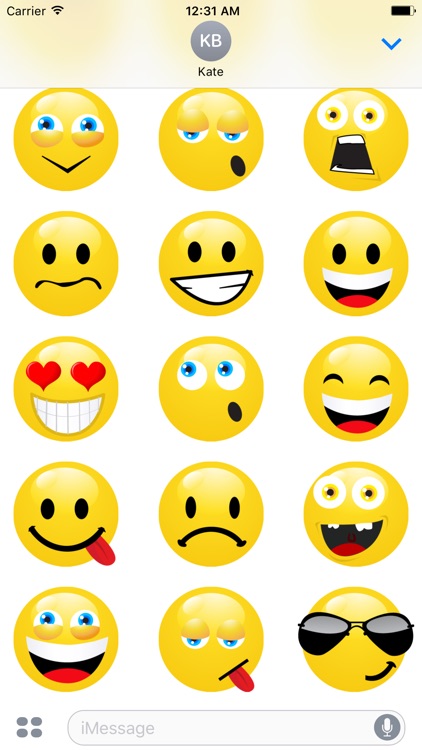 Emoticons Stickers 3