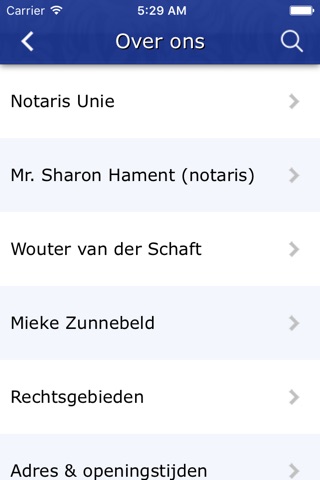 Notaris Unie screenshot 2