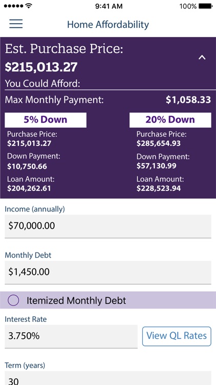 Mortgage Calculator by Quicken Loans
