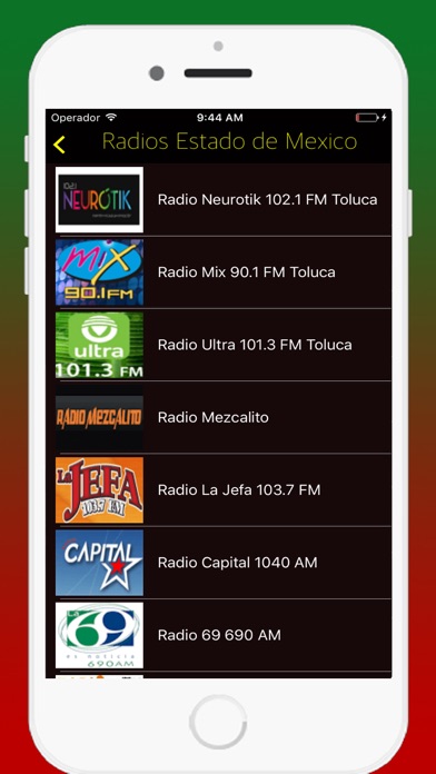 México Radios - Estaciones de Radio Online FM AM screenshot 2