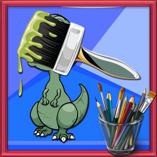 Coloring Pages Dino Version iOS App