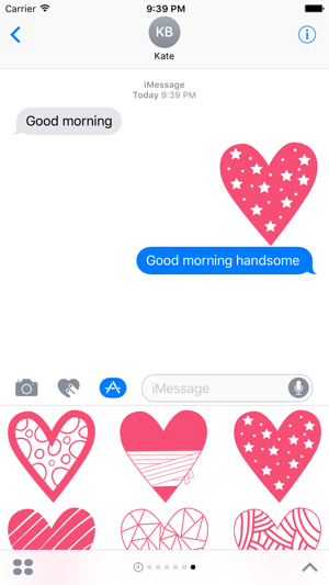 Pink Love Heart Stickers Pack(圖2)-速報App