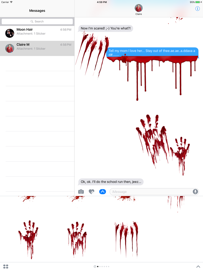 Blood Stickers