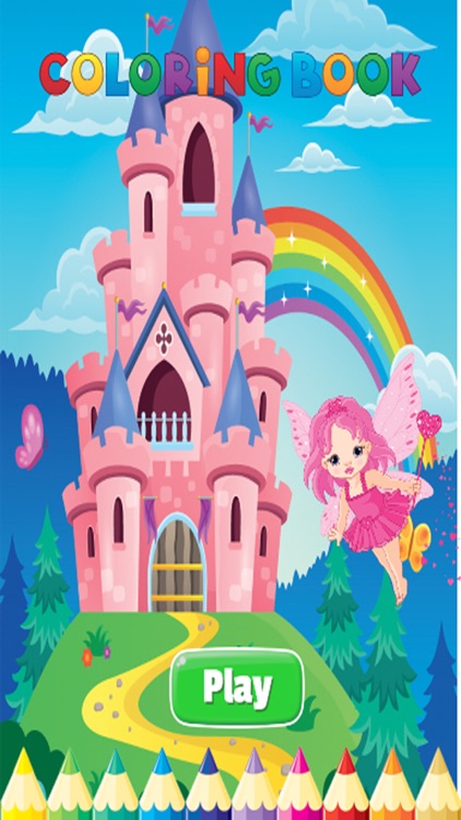 Princess Art Coloring Book - for Kids