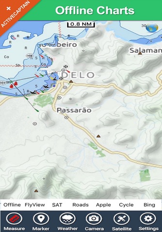 Cape Verde Islands charts GPS map Navigator screenshot 2