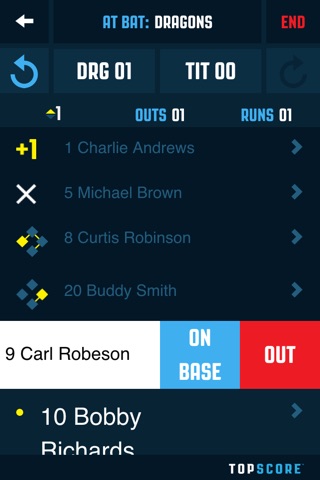 Top Score Baseball screenshot 3