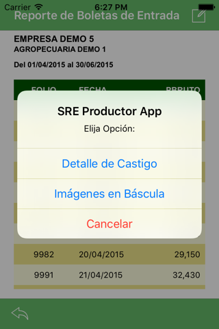 SRE Productor App screenshot 2
