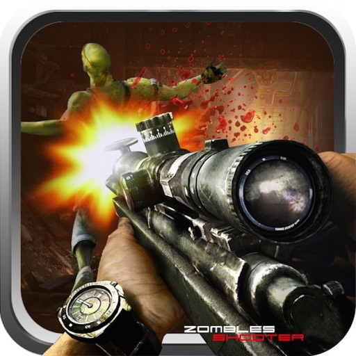 Zombie Hunter Shooter Fighter Icon