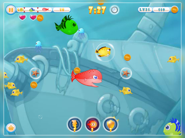 Feeding Frenzy: Fish Hungry Game(圖4)-速報App