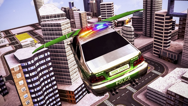 Free Sports Futuristic Police Car Simulation