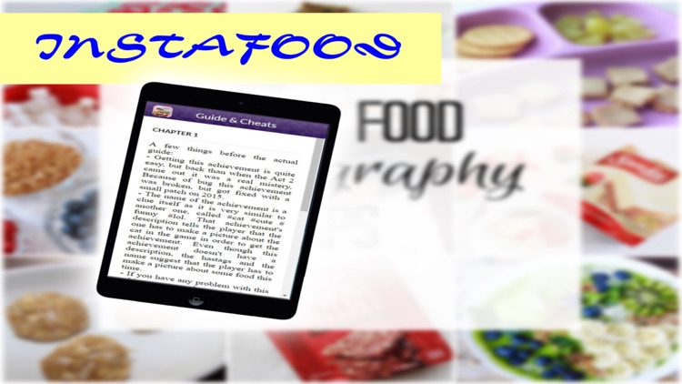 App Guide for InstaFood