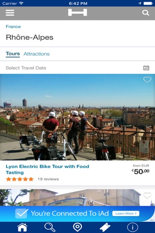 Rhone-Alpes Hotels + Compare and Booking Hotel for Tonight with map and travel tour screenshot 2