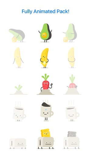 Moody Foodies – Animated Stickers(圖2)-速報App