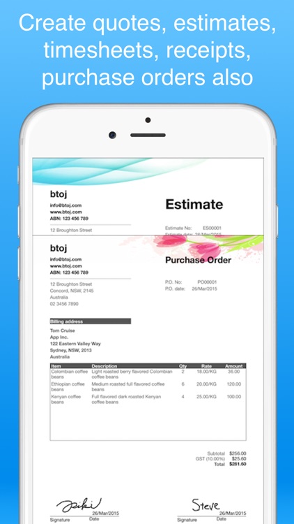 invoice maker Pro - Create invoices on the go screenshot-4