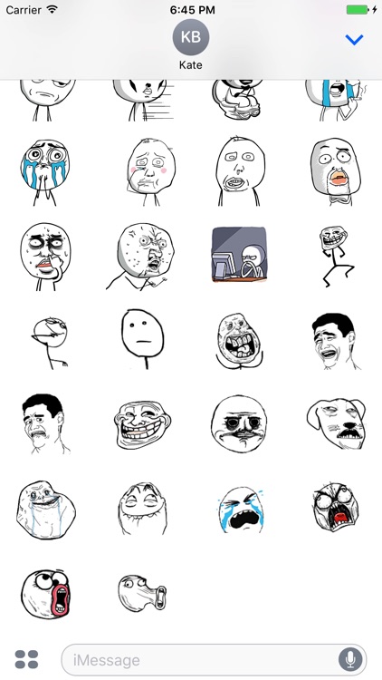 Crazy Dude Stickers