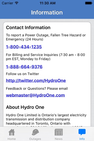 Hydro One Mobile screenshot 4