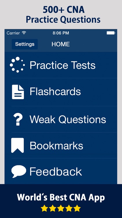 CNA Practice Exam Prep Practice Question Flashcard