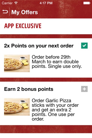 Papa John's screenshot 2