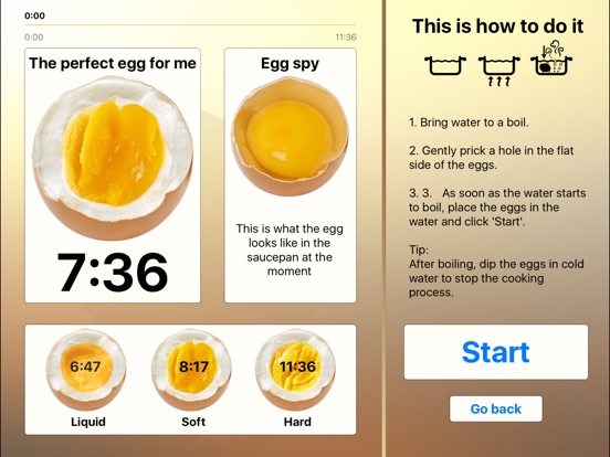 The perfect Egg timer Screenshots