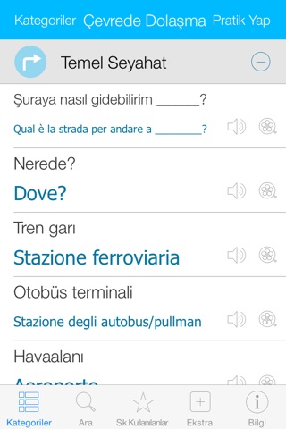 Italian Pretati - Translate, Learn and Speak with Video screenshot 2