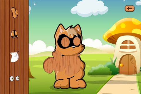 Kittens and Cats games for kids, toddlers and preschoolers - jigsaw and other piece matching games screenshot 2