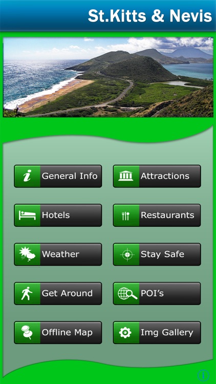 St.Kitts and Nevis Offline Map Travel Guide