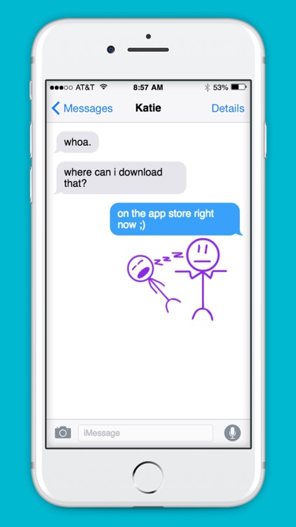 Purple Stickman