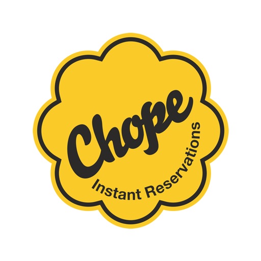 Chope Restaurant Reservations iOS App
