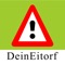 Mit der App "DeinEitorf" können Sie ganz einfach Störungen und Mängel an öffentlichen Objekten wie: