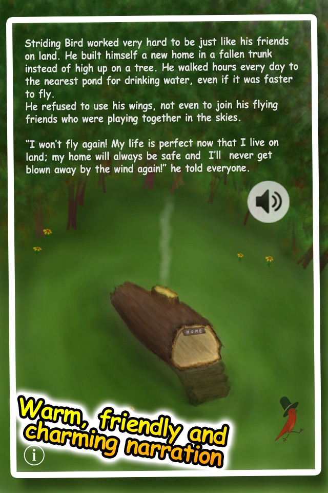 Striding Bird - An inspirational tale for kids screenshot 4