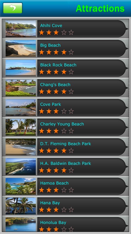 Maui - Hawaii Offline Map Travel Guide