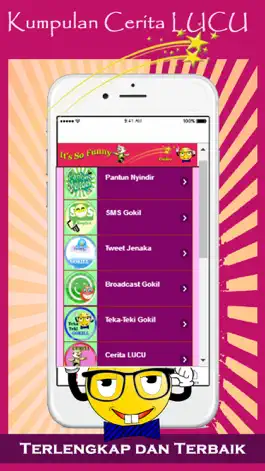 Game screenshot Kumpulan Cerita Lucu dan Pantun Humor apk