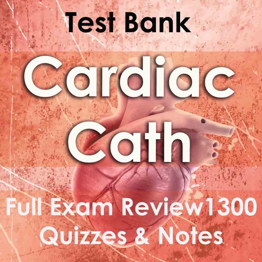 Cardiac Catheterization  Exam Review 1500 Flashcards Study Notes & Quiz icon
