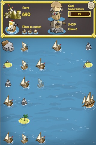 Monster Vs Ship Matching Puzzle screenshot 2
