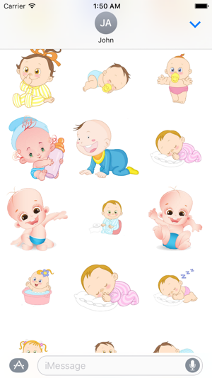 Baby Cute Sticker Pack 01(圖1)-速報App