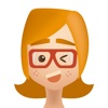Redhead Girl with Glasses  - Sticker Pack