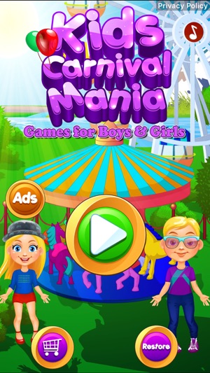 Kids Carnival Mania - Games for Boys & G