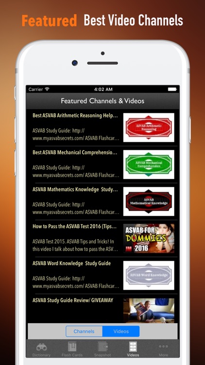 ASVAB Vocabulary-Courses and Flashcard