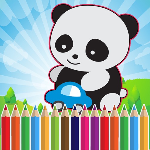 Panda Coloring For Kids learning Second Edition iOS App