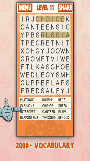 Halloween Word Search Puzzles(圖4)-速報App