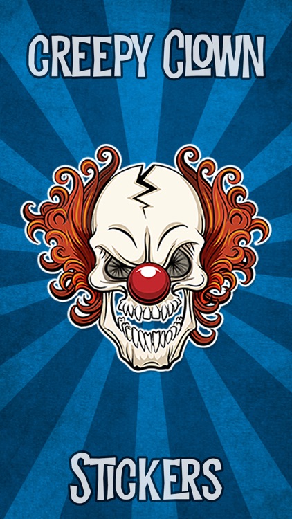 Creepy Clown Stickers
