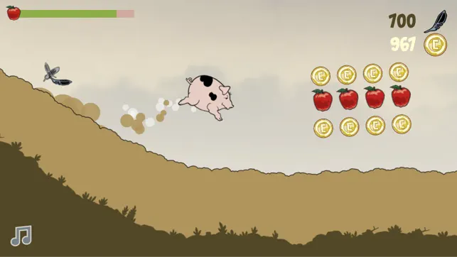Bacon Slider, game for IOS