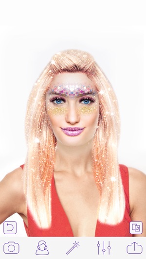 Glitter Makeup Camera Pro - Glamour Makeup Effect(圖2)-速報App