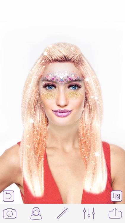 Glitter Makeup Camera Pro - Glamour Makeup Effect