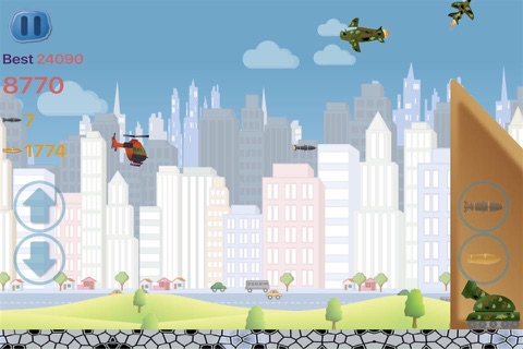 Crazy Helicopter - City War screenshot 2