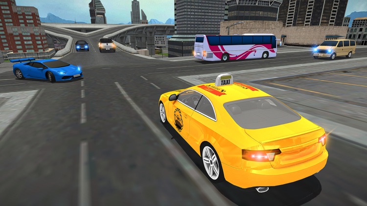 Modern City Cab Simulator 2016 screenshot-3
