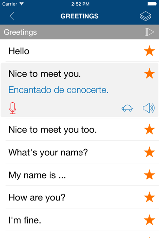 Learn Spanish Phrases Pro screenshot 2