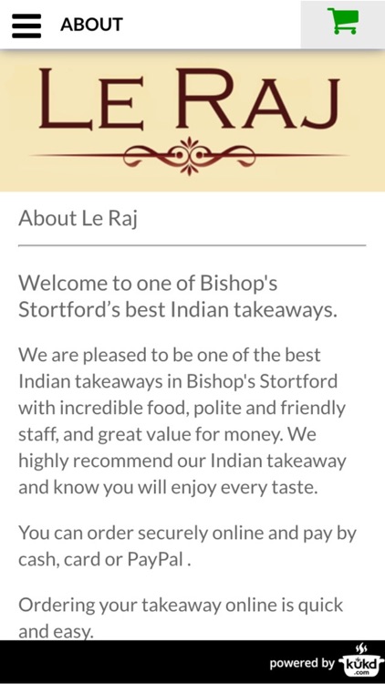 Le Raj Indian Takeaway screenshot-3