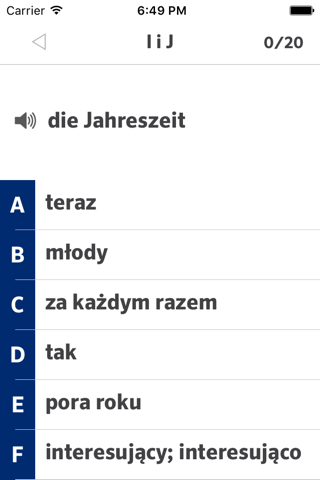 Fiszki 1000 Słów - Niemiecki zestaw startowy screenshot 3