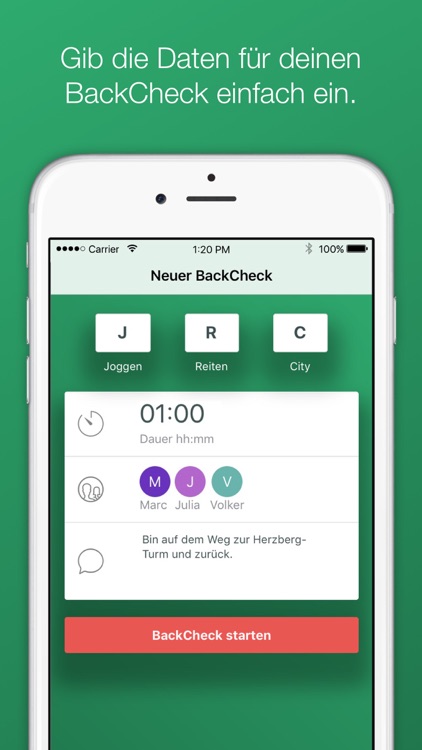 BackChecker - sicher unterwegs